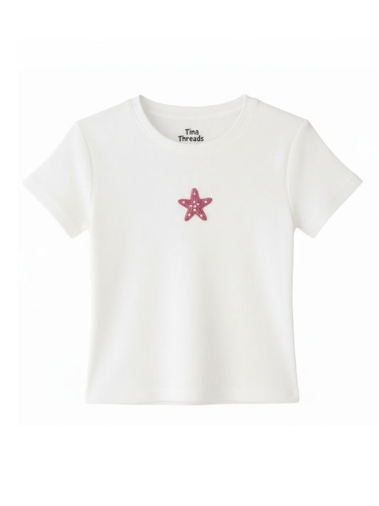 Starfish Beaded Tshirt