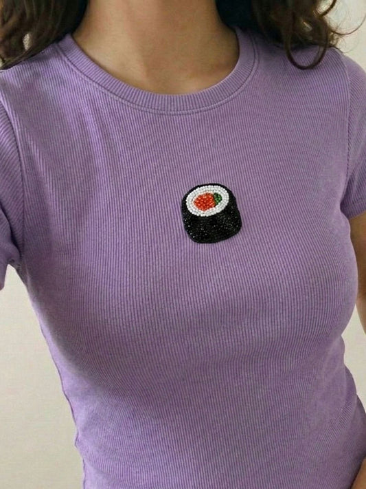 Sushi Beaded Tshirt