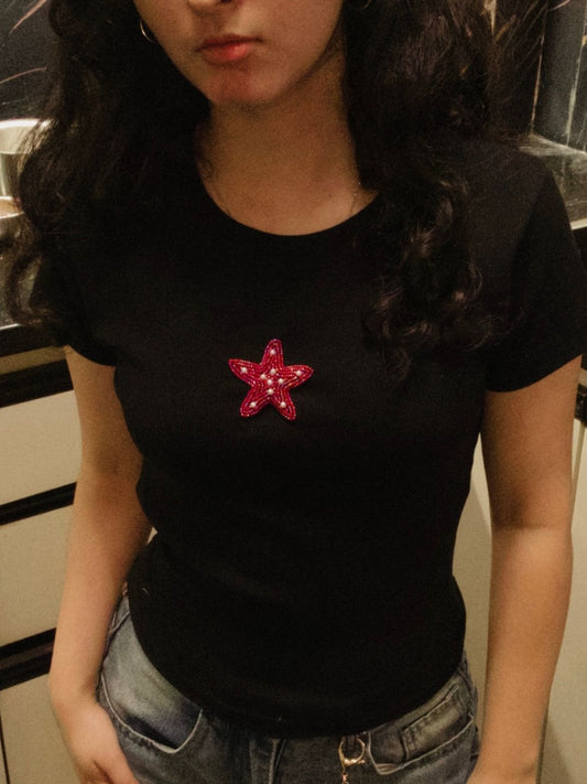 Starfish Beaded Tshirt