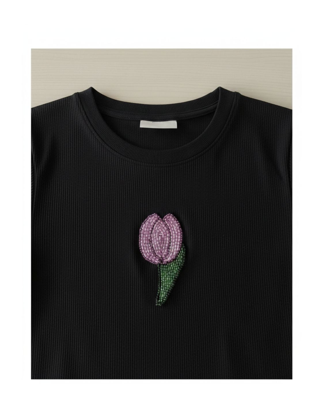Tulip Beaded Tshirt
