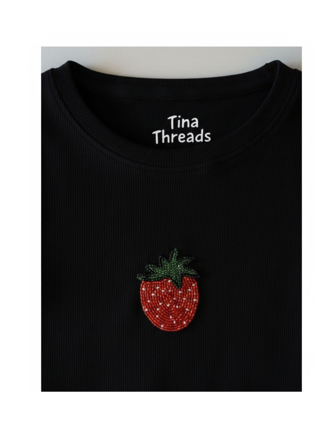 Strawberry Beaded Tshirt