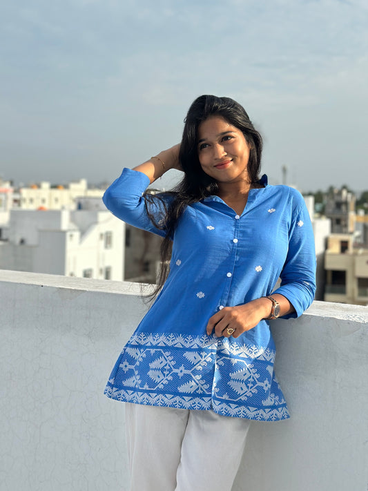 Jamdhani shirt Kurti