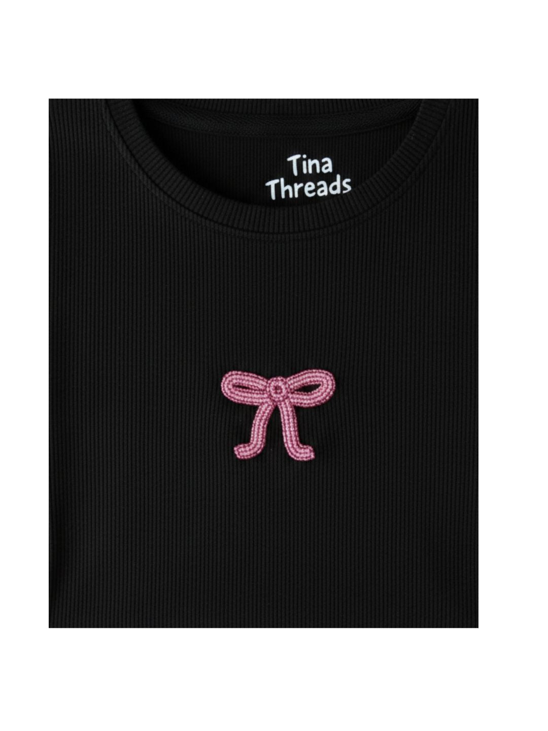 Bow Beaded Tshirt