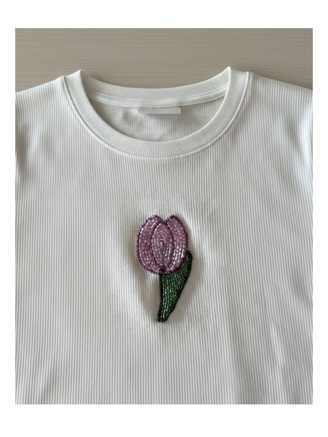 Tulip Beaded Tshirt