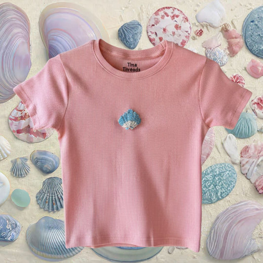 Shell Beaded Tshirt