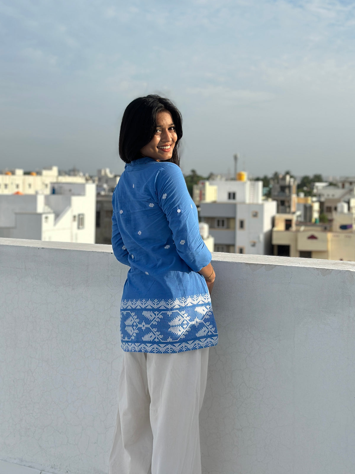Jamdhani shirt Kurti