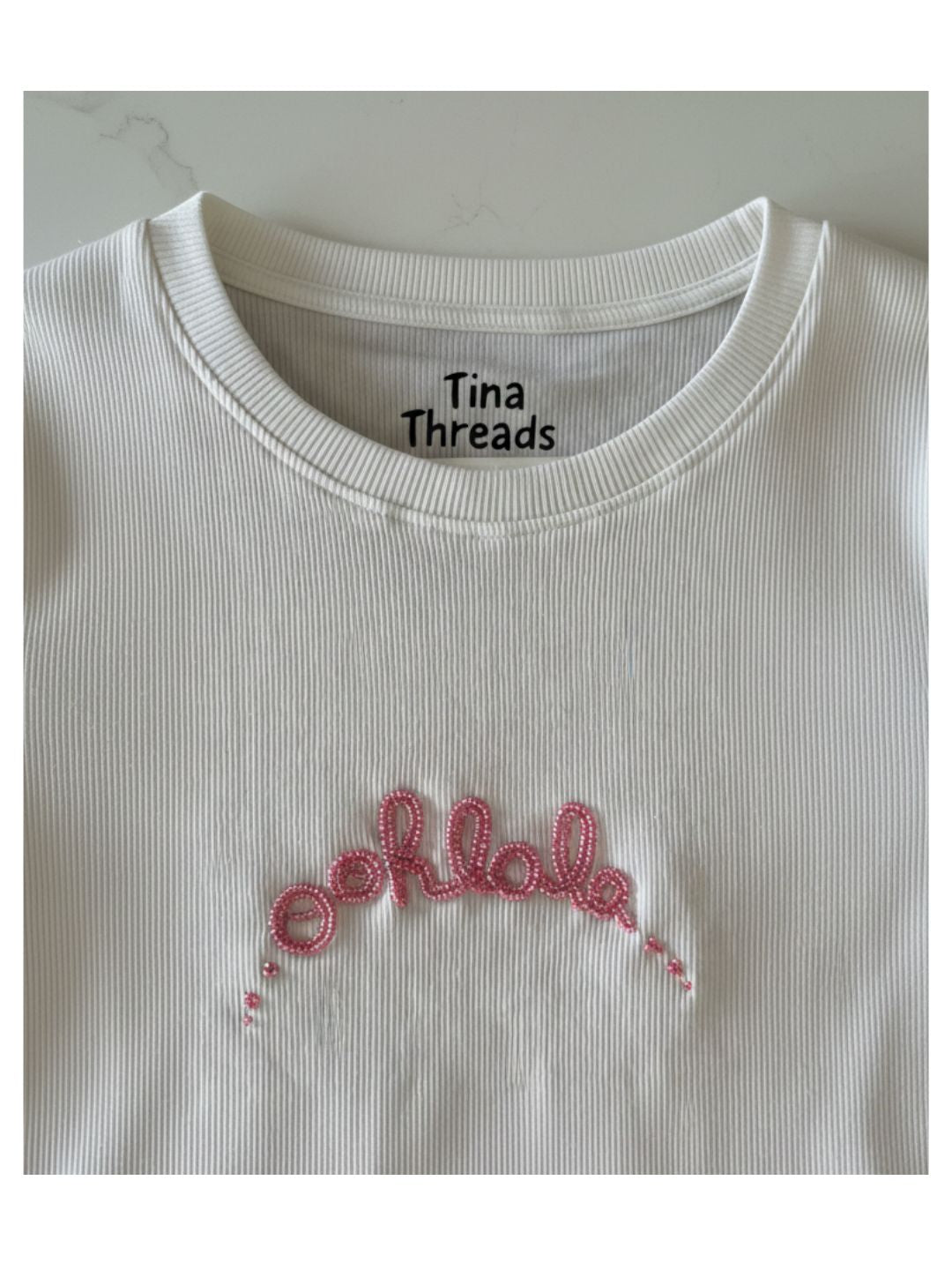 Ohlala Beaded Tshirt