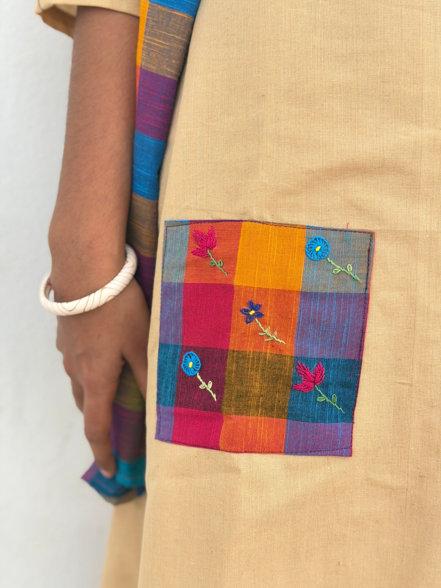 Nila Patch Kurta Set