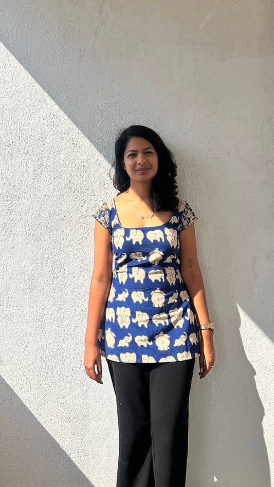 Elephant Print Kurtis