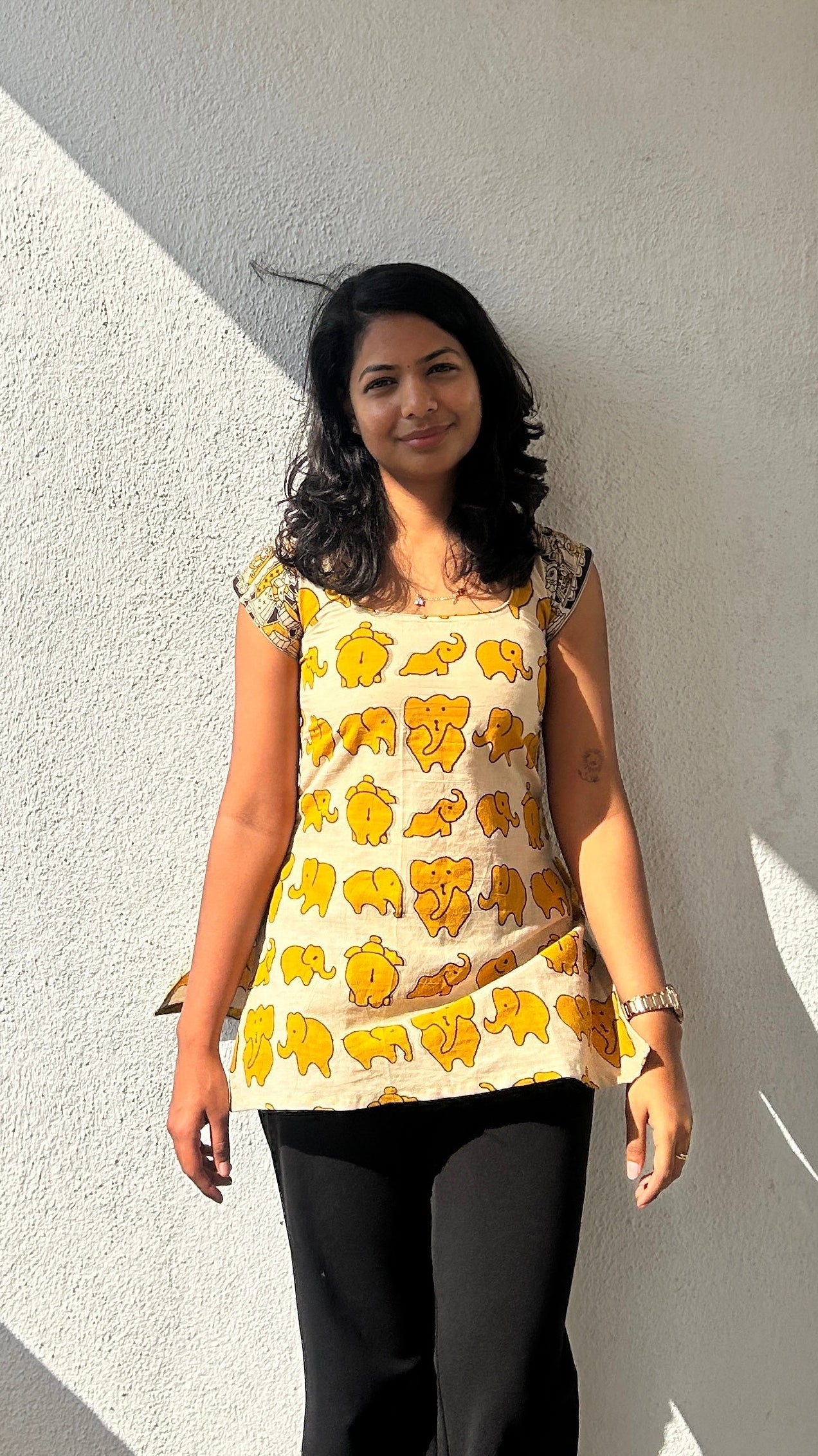 Elephant Print Kurtis