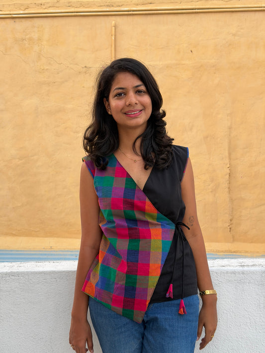 Madras Checks - Dual Tone Top