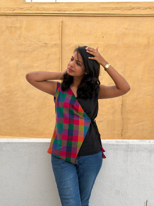 Madras Checks - Dual Tone Top
