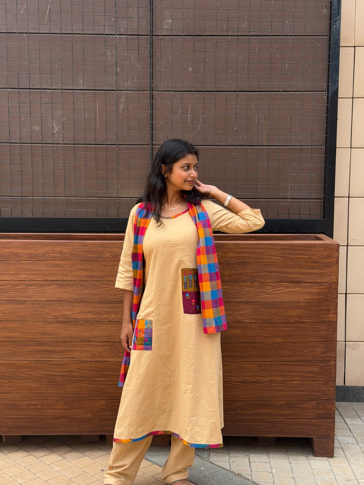 Nila Patch Kurta Set