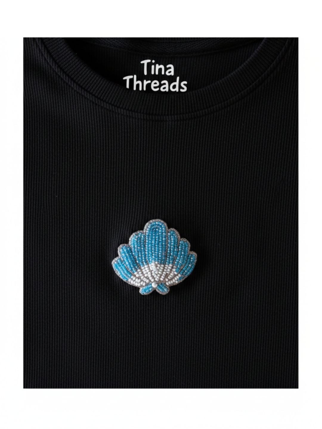 Shell Beaded Tshirt
