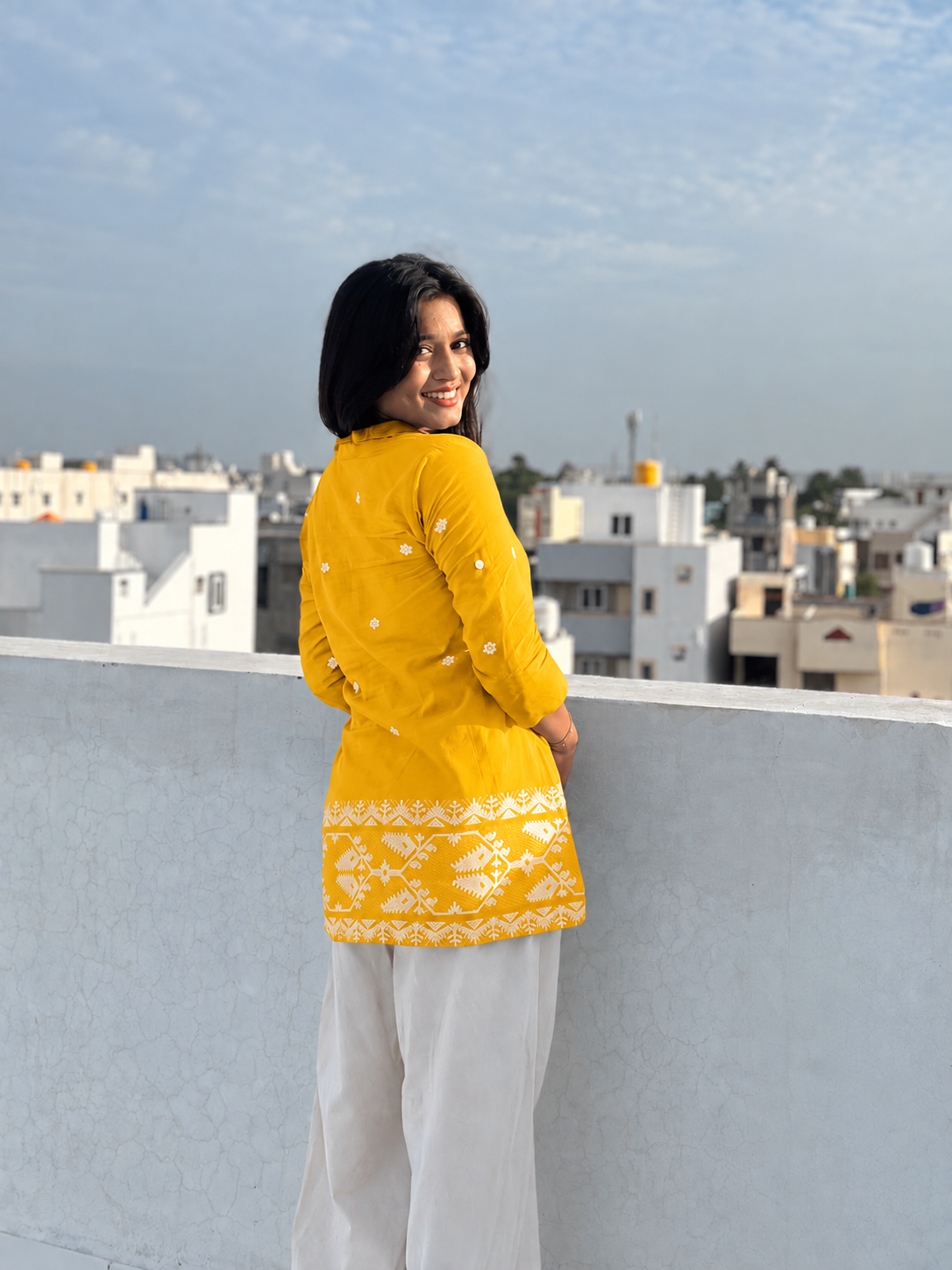 Jamdhani shirt Kurti