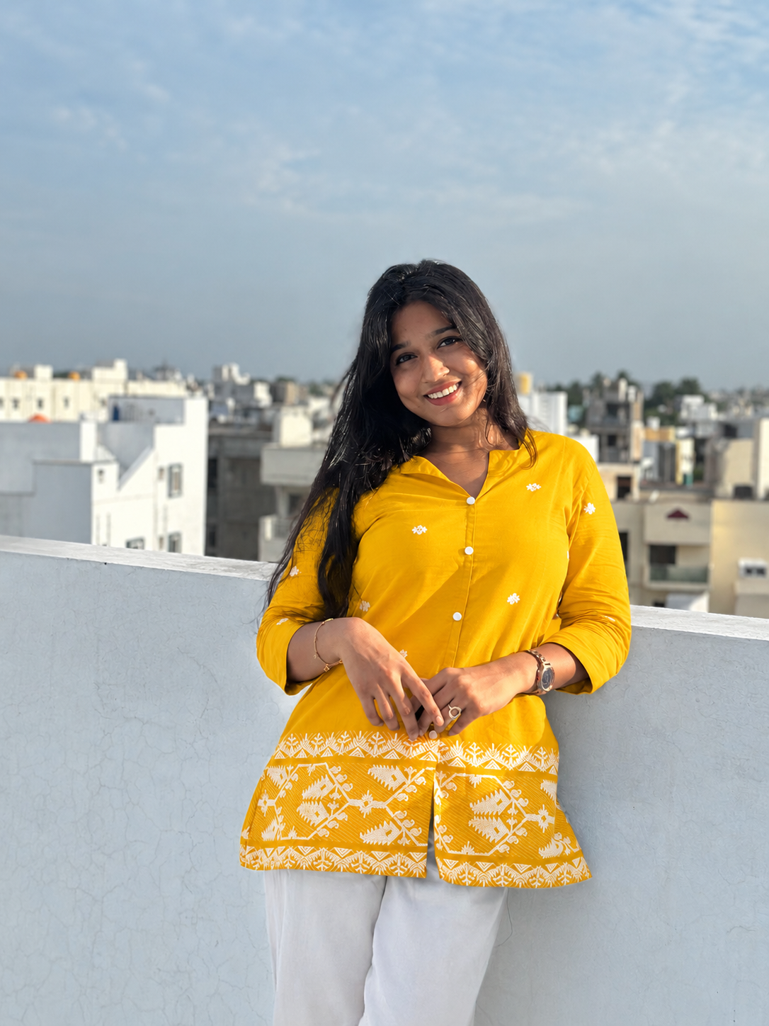 Jamdhani shirt Kurti